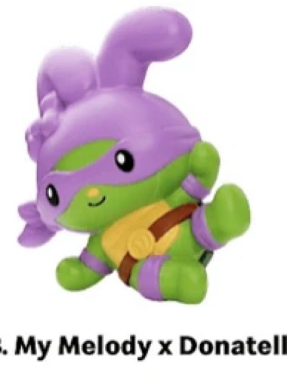 McDonald's Purple & Green My Melody x Donatello Plush